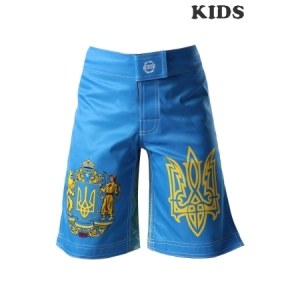 Шорты MMA BERSERK HETMAN KIDS blue (SH0909Bl)