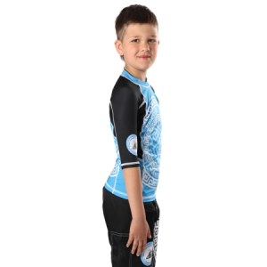 Рашгард BERSERK for pankration APPROVED WPC KIDS blue (RS7801B)