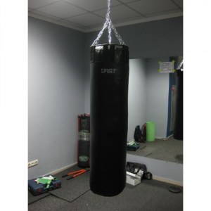 Боксерский мешок SPURT SPK180 красно/черный 180х40см, 70-90кг