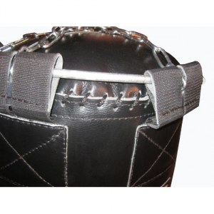 Боксерский мешок кожаный SPURT SPK160J черный 160х40см, 60-75кг