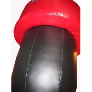Боксерский мешок апперкотный силуэт SPURT SP-001red черно/красный 150х40см, шайба-60см, 60-80кг