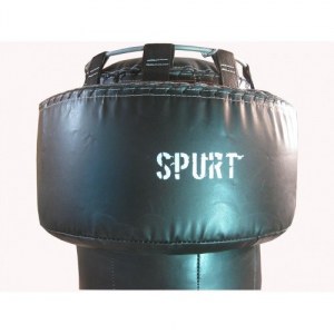 Боксерский мешок апперкотный силуэт SPURT SP-001 черный 150х40см, шайба-60см, 60-80кг