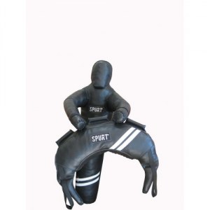 Манекен для борьбы кожаный Spurt SP-K-BLACK от 110 до 180 см