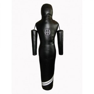Манекен для борьбы силуэт подвижные руки Spurt MSP-BLACK от 110 до 180 см