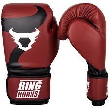 Перчатки тренировочные RINGHORNS CHARGER BOXING GLOVES RED