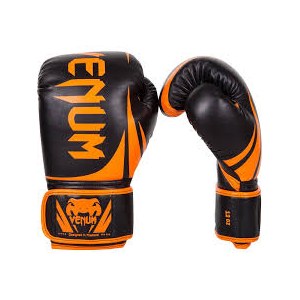 Перчатки тренировочные VENUM CHALLENGER 2.0 BOXING GLOVES NEO ORANGE/BLACK