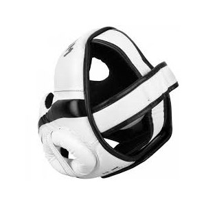Шлем тренировочный VENUM ELITE HEADGEAR WHITE/BLACK