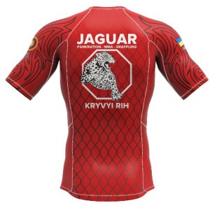 Рашгард с коротким рукавом JAGUAR KRYVYI RIH TEAM CW81 красный