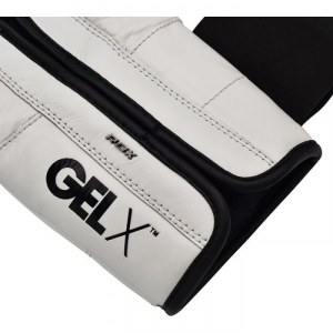 Боксерские перчатки RDX PRO GEL S5 черно-белые