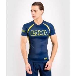 Рашгард Venum Origins Rashguard Short Sleeves Loma Edition Blue Yellow