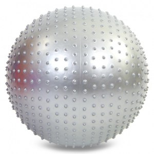 Мяч для фитнеса фитбол полумассажный Zelart FI-4437-75 75см