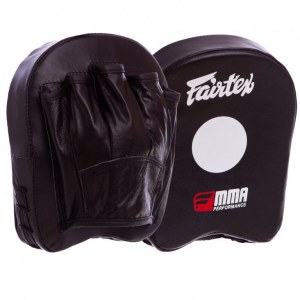 Лапа Прямая для бокса и единоборств FAIRTEX MINI PAD 18x16x4,5см 2шт черный