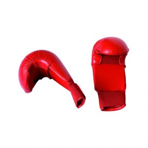 Перчатки (накладки) для карате WKF ADIDAS красные