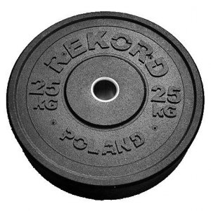 Блин бамперный Record 25 кг (для кроссфита и тяжелой атлетики)