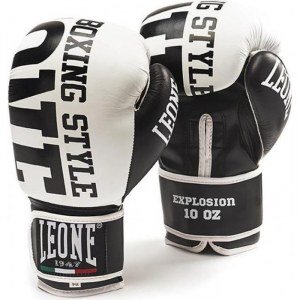 Боксерские перчатки LEONE EXPLOSION WHITE